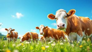 Milch von glücklichen Kühen erlaubt Käse und Quark ohne schlechtes Gewissen